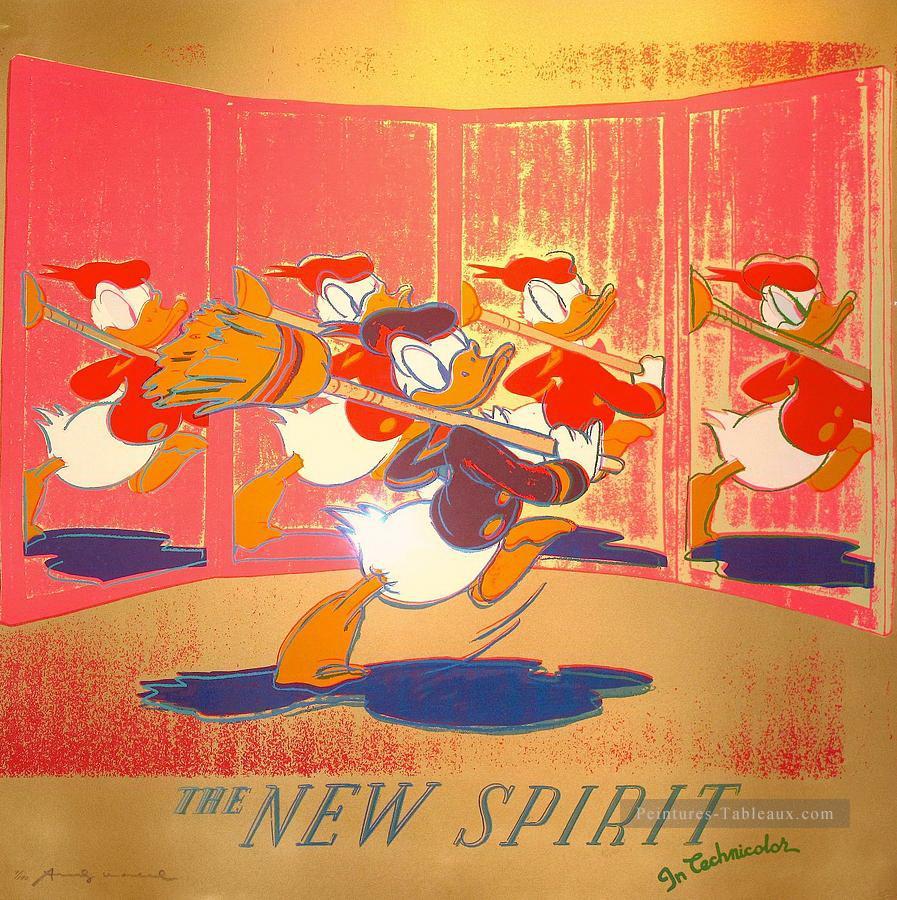 El nuevo espíritu Pato Donald 2 Andy Warhol Pintura al óleo